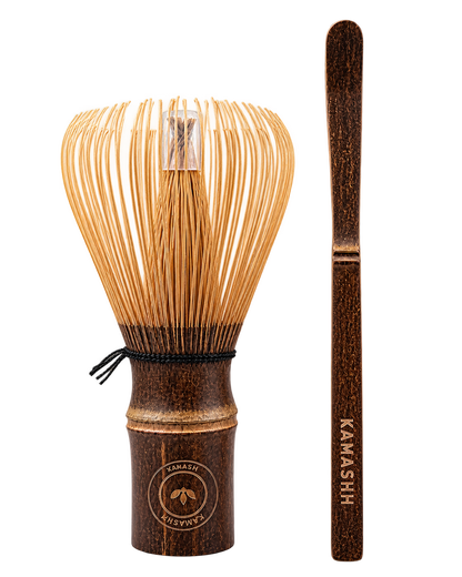 Kogecha Chasen (Handcrafted Bamboo Whisk) & Chashaku