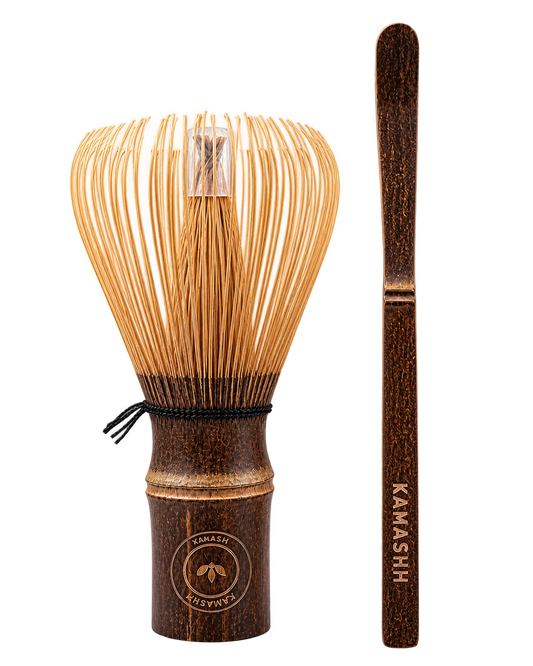 Kogecha Chasen (Handcrafted Bamboo Whisk) & Chashaku