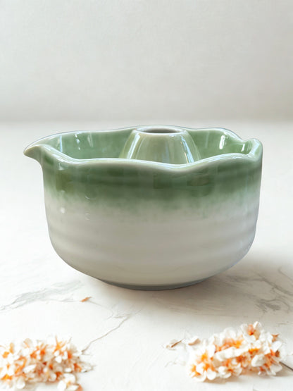 Hikari Midori Matcha Bowl and Holder